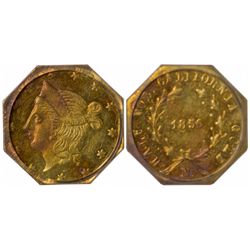 1856 N. octagonal Half Dol., BG-311, Low Rarity 4, Die State I (perfect obverse). -