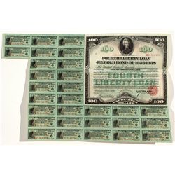 Uncirculated $100 Bond -