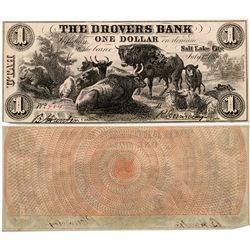 The Drovers Bank $1 - Salt Lake City, UT
