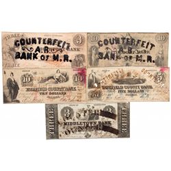 Civil War Counterfeit Bills - NorwalkNorwalk, CA