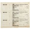 Image 1 : Possibly the ONLY remaining Uncut sheet of Dunbar's California Bank - San Francisco, CA