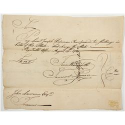 Colonial Connecticut Promissory Note -  CT