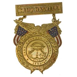Spanish American War, Camp Haskell Medal - Athens, GA