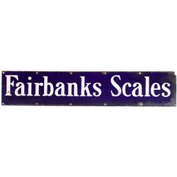 Vintage Enameled Scale Sign -  VA