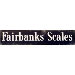Vintage Enameled Scale Sign -  VA