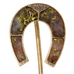 Good Luck Horseshoe Stickpin -