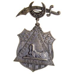 Chicago Worlds Fair Commemorative Medal - Chicago, IL