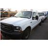 Image 1 : 2003 FORD F-250, XL SUPER DUTY, 2DR PU, WHITE, VIN # 1FTNX20L93EB28896