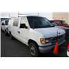 Image 2 : 1999 FORD E-250 CARGO VAN, WHITE, VIN # 1FTVE24M3XHB14926