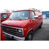 Image 1 : 1995 CHEVROLET VAN 20, CARGO VAN, RED VIN # 1GCEG25P4SF250828