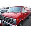 Image 1 : 1995 CHEVROLET VAN 20, CARGO VAN, RED, VIN # 1GCEG25P8SF251707,