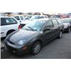 Image 1 : 2003 FORD FOCUS SE 4 DR HATCHBACK, GREY VIN# 1FAFP36313W225365,