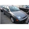 Image 2 : 2003 FORD FOCUS SE 4 DR HATCHBACK, GREY VIN# 1FAFP36313W225365,