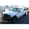 Image 1 : 2003 FORD F-350 XL SUPERDUTY CREW CAB 4DR PU, WHITE, VIN # 1FTSW30L03ED15164