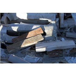 PALLET OF GOLD QUARTZ STONE WALL VENEER