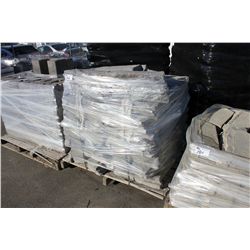 PALLET OF GREY ROX BLOCKS RETAINING WALL STONE