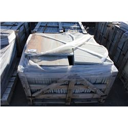 PALLET OF 18" X 18" BLUE ICE STONE GROUND TILES