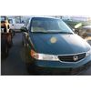 Image 2 : 2002 HONDA ODYSSEY, 4DR VAN, GREEN,  VIN# 2HKRL186X2H002356