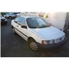 Image 2 : 1991 TOYOTA TERCEL DX, 2DR SEDAN, WHITE VIN# JT2EL43D1M0104157