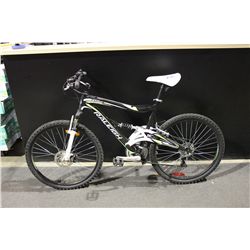 BLACK RALEIGH 21 SPEED FULL SUSPENSION MOUNTAIN BIKE