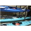 Image 2 : GREY AMARUK 2 PERSON KAYAK WITH 2 AQUA BOUND PADDLES AND 2 LIFE JACKETS