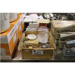 ASSORTED GAUGES AND SCALES