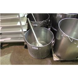 STAINLESS STEEL LARGE QUART POT MIXING PADDLE