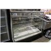 Image 1 : BLACK SLIDE DOOR GLASS FRONT DELI CASE