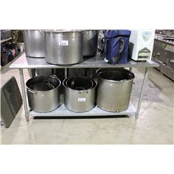 6' STAINLESS STEEL PREP TABLE