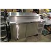 Image 1 : RANDELL 2 DOOR COOLED STAINLESS STEEL SANDWICH PREP STATION