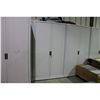Image 2 : GREY METAL 6'10" BI-FOLD DOOR STORAGE CABINET