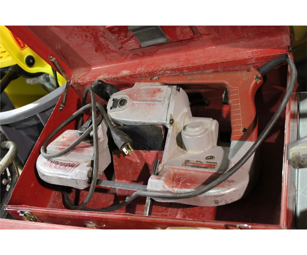 MILWAUKEE HAND HELD ELECTRIC BAND SAW