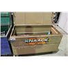 Image 1 : KINAACK METAL STORAGE BOX  WITH PIPE TREADER CONTENTS