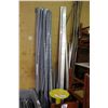 Image 1 : ASSORTED GREY EZ-RECT METAL SHELVING AND PIPING