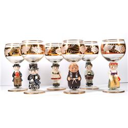 Set of 6 Hummel Wine Glasses