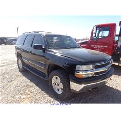 2002 - CHEVROLET TAHOE