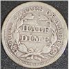 Image 2 : 1853  Liberty Seated Half Dime   VG
