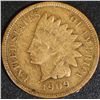 Image 1 : 1909 S Indian Cent   VF-XF
