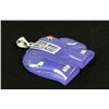 Image 2 : 28.01CTW PURPLE JADE ELEPHANT SILVER PLATED PENDANT