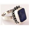 Image 2 : SAPPHIRE CORRUNDUM 29.34CTW ANTIQUE LOOKS .925 RING