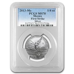 2013 1/4 oz Silver Libertad MS-70 PCGS (FS) - Registry