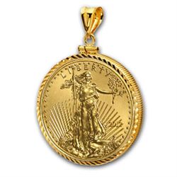 2012 1 oz Gold Eagle Pendant (Diamond-ScrewTop Bezel)14