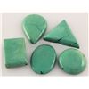 Image 1 : Natural Turquoise 133.24ctw Loose Small Gemstone Lot of