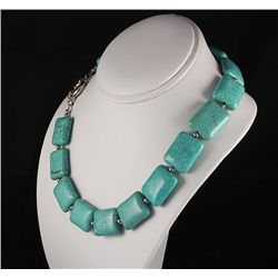 Big Bold Statement Turquoise Necklace