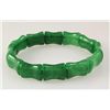 Image 2 : Natural Green Jade 241.20ctw Stretch Bracelet Lot of 2