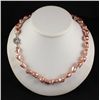 Image 1 : Keshi Pinky Pink Pearl Handmade Necklace