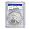 Image 1 : 2007-W (Burnished) Silver American Eagle MS-70 PCGS - W