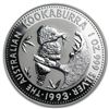 Image 1 : 1993 1 oz Silver Australian Kookaburra