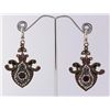 Image 1 : Natural Stone Antique Design Dangle Earring