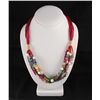 Image 1 : Various Semi Precious Gemstone Handmade Crafts Necklace